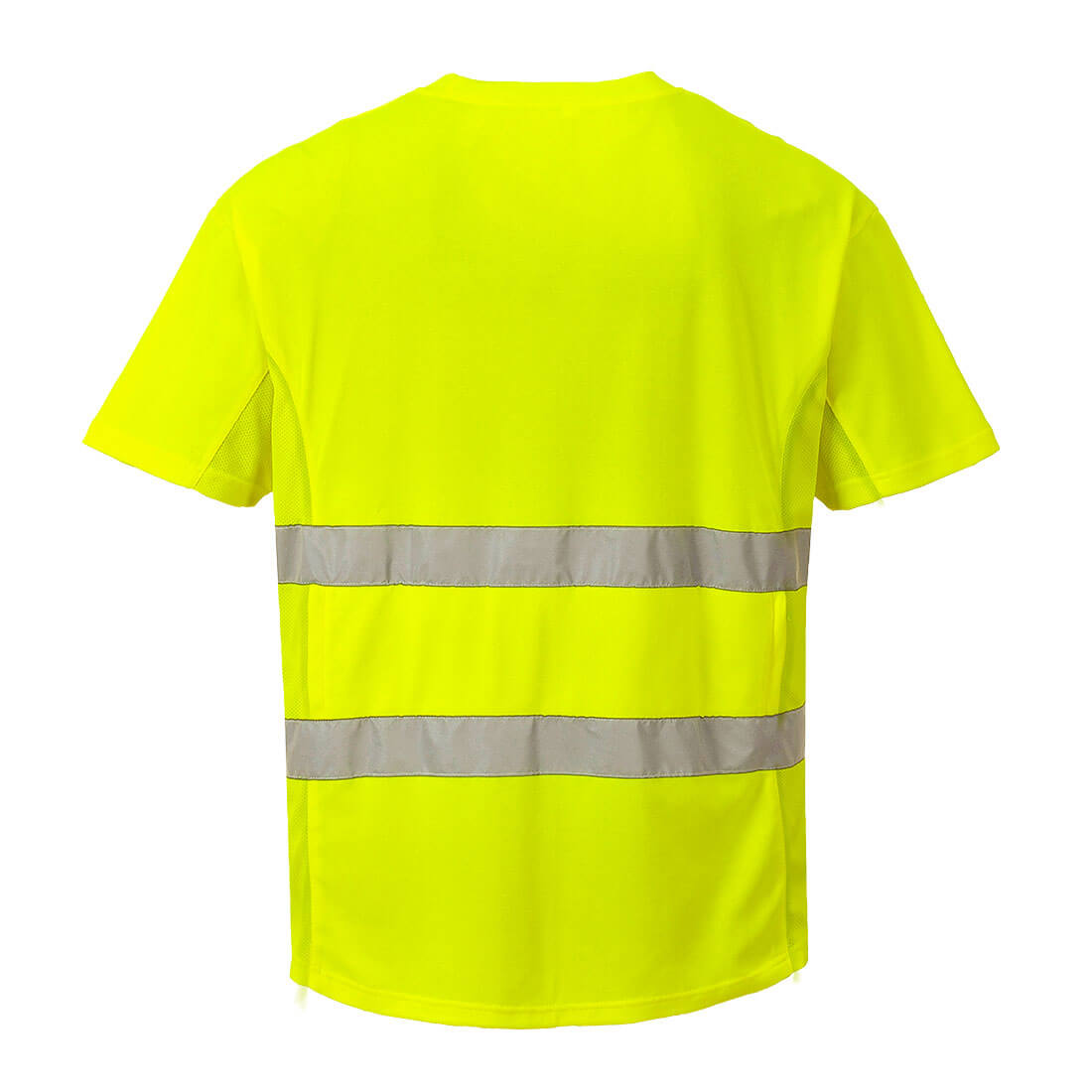 Hi-Vis Cotton Comfort Mesh Insert T-Shirt S/S Portwest