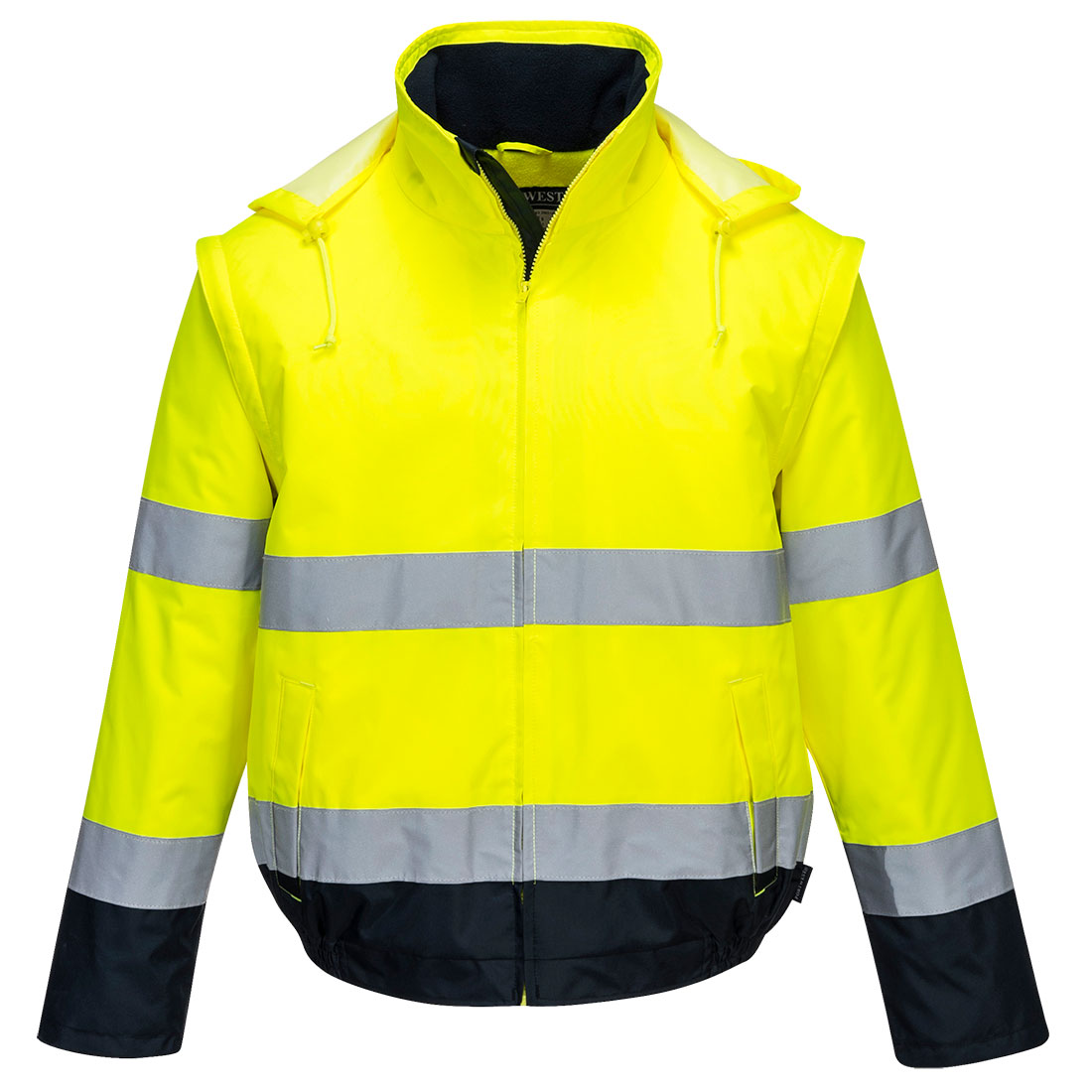 Hi-Vis 2-in-1 Contrast Essential Lite Bomber Jacket Portwest