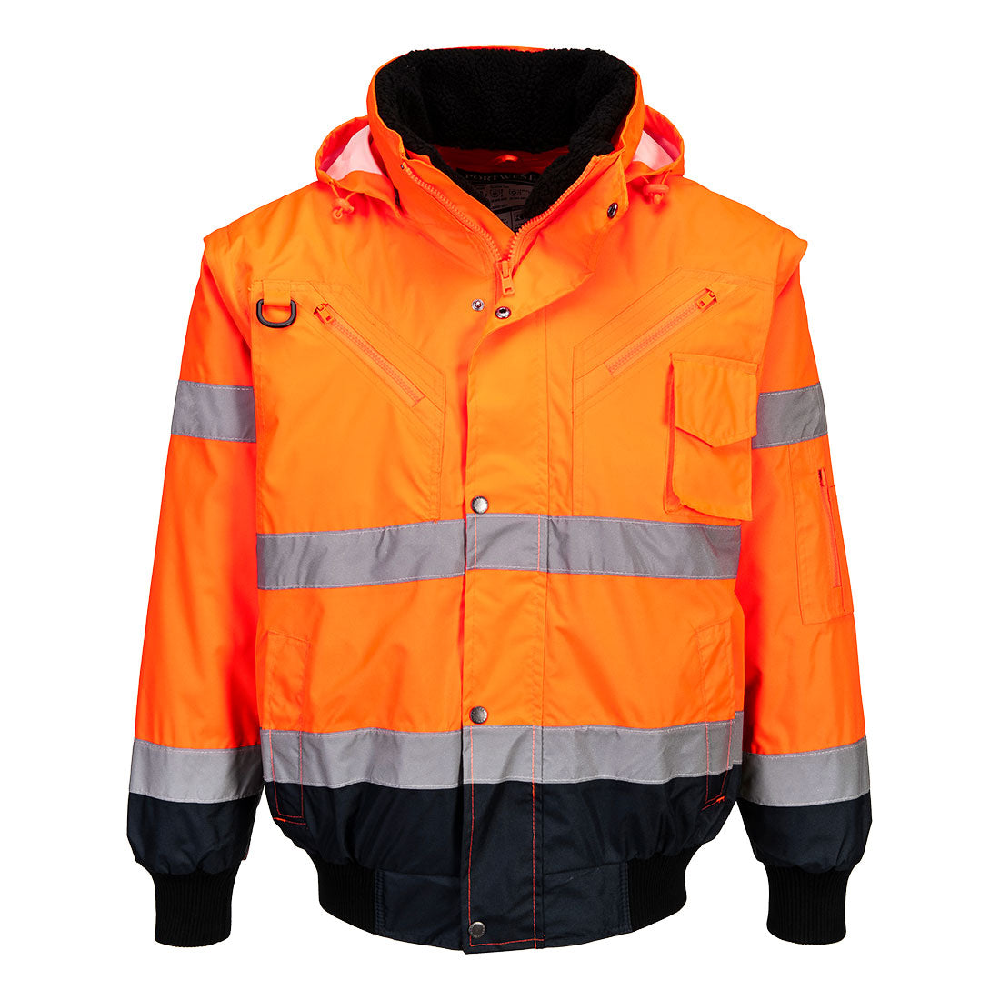 Hi-Vis 3-in-1 Contrast Bomber Jacket Portwest