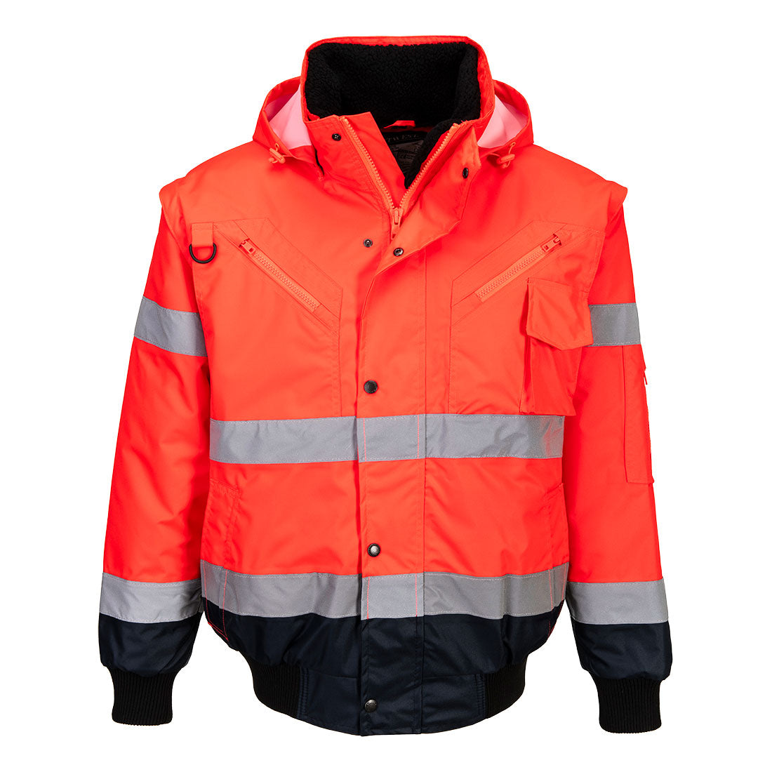 Hi-Vis 3-in-1 Contrast Bomber Jacket Portwest