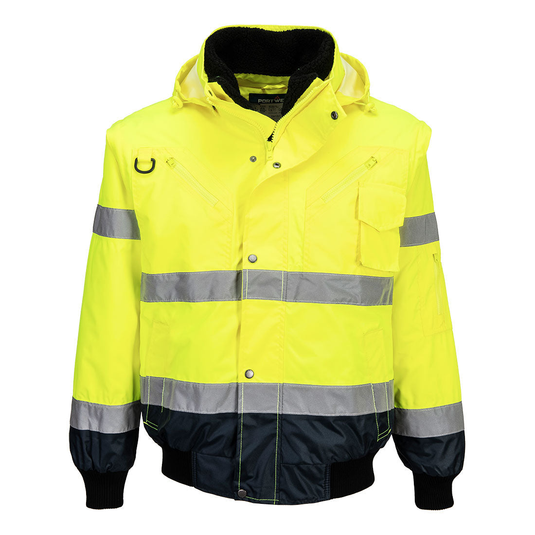 Hi-Vis 3-in-1 Contrast Bomber Jacket Portwest