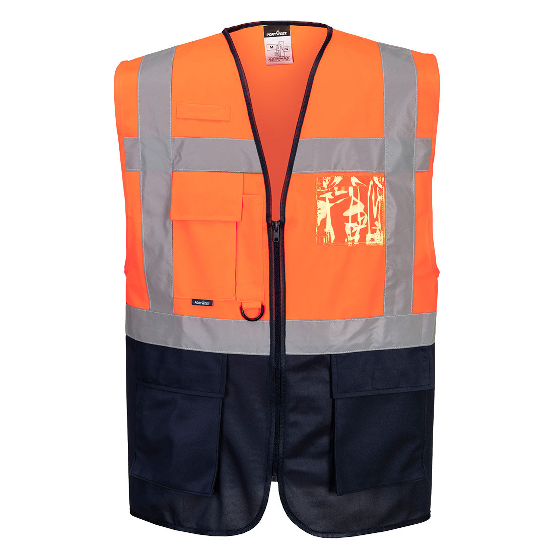Warsaw Hi-Vis Contrast Executive Vest Portwest