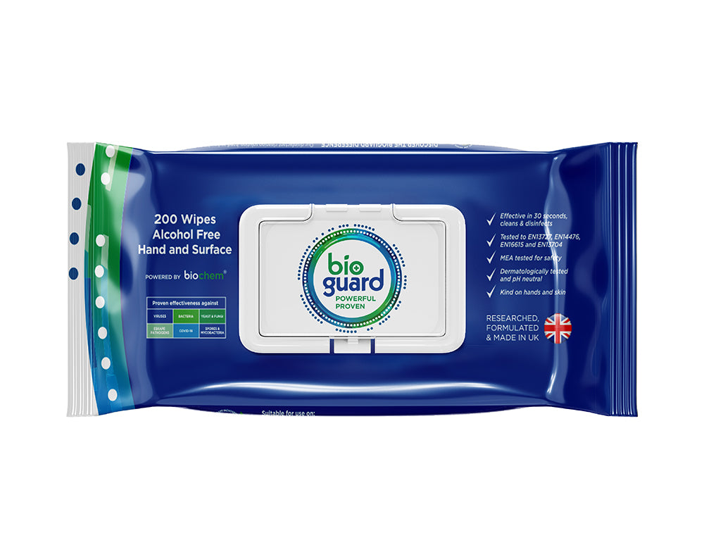 200 Soft Pack Hand And Surface Wipes Bioguard
