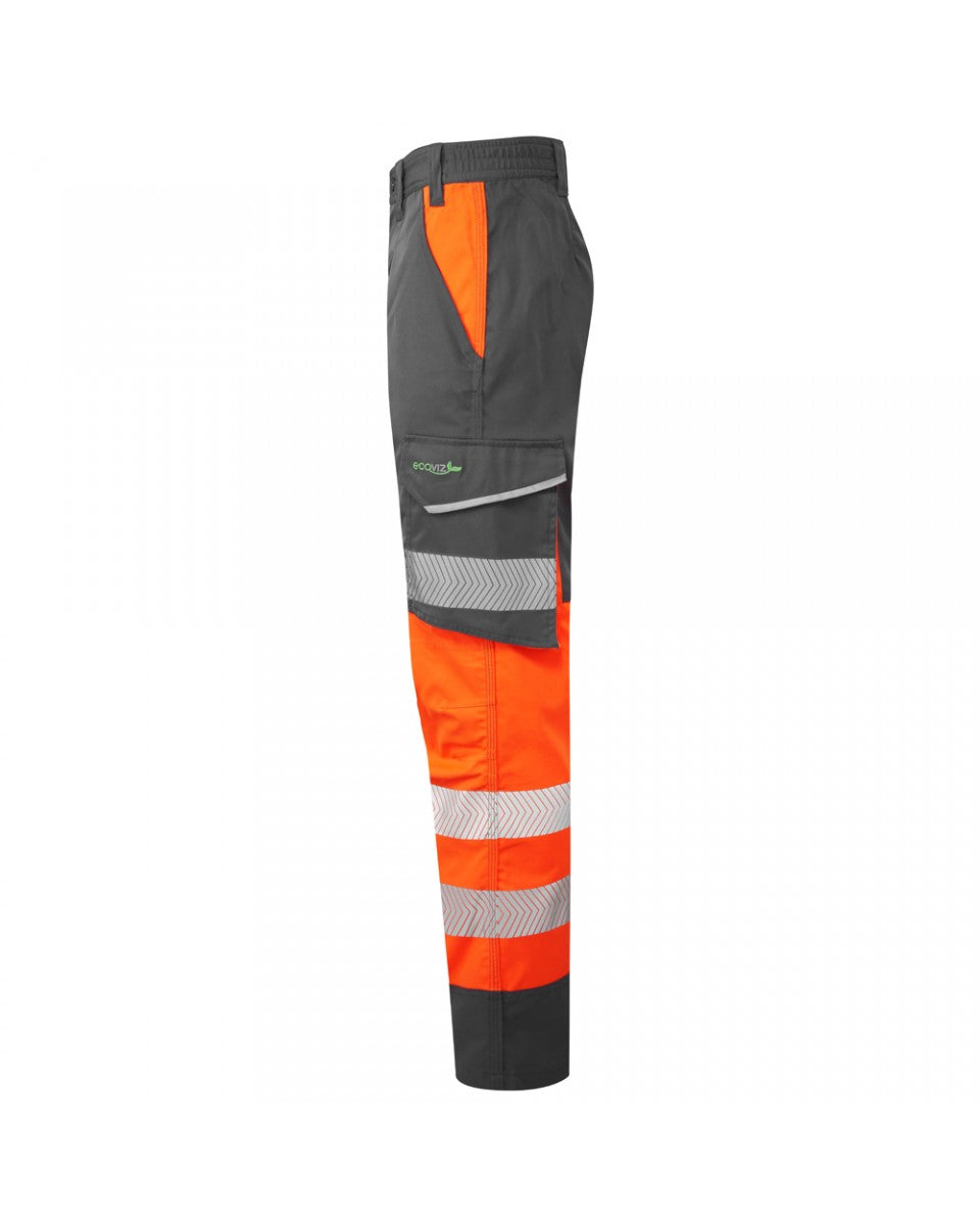 Winsford Dual Colour Stretch Cargo Trouser - Hi-Vis Trousers