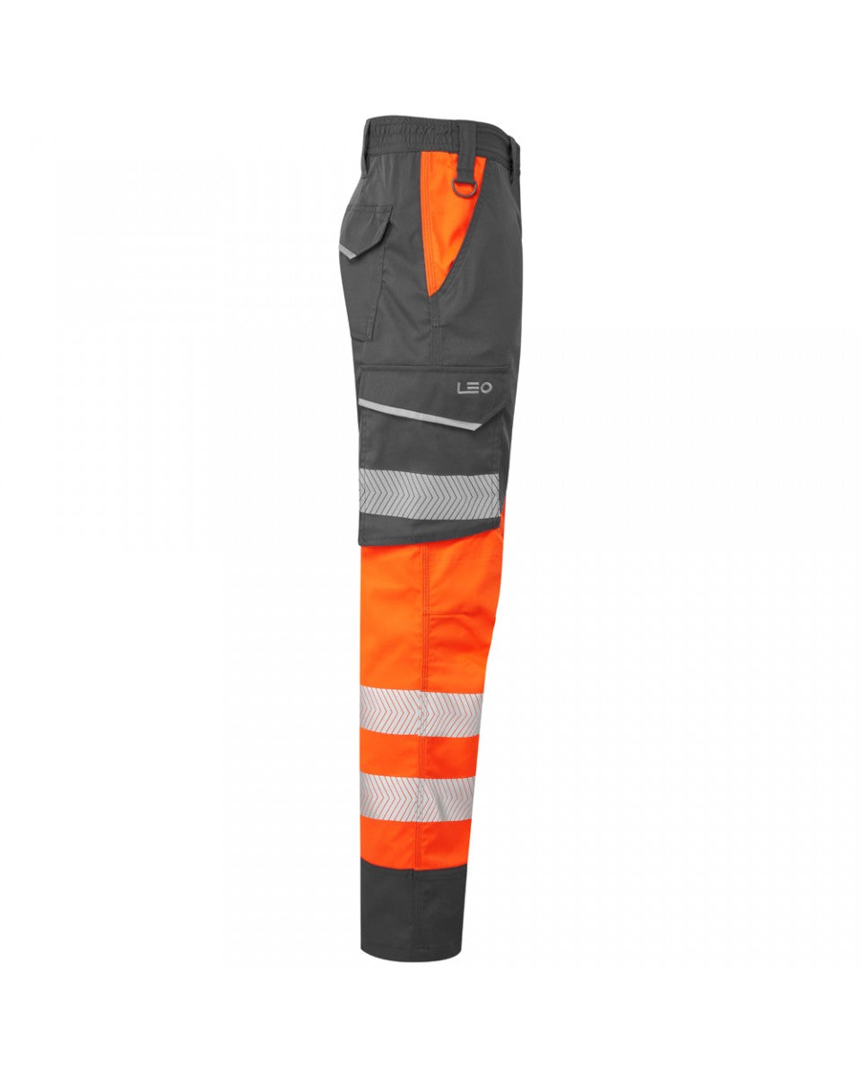 Winsford Dual Colour Stretch Cargo Trouser - Hi-Vis Trousers