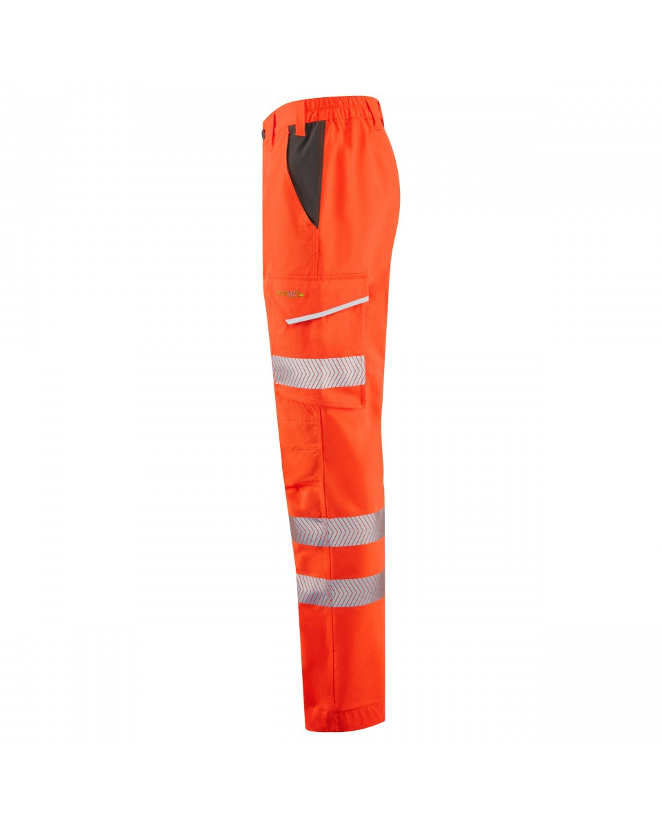 Winsford EcoViz Stretch Cargo Trouser Orange Leo Workwear