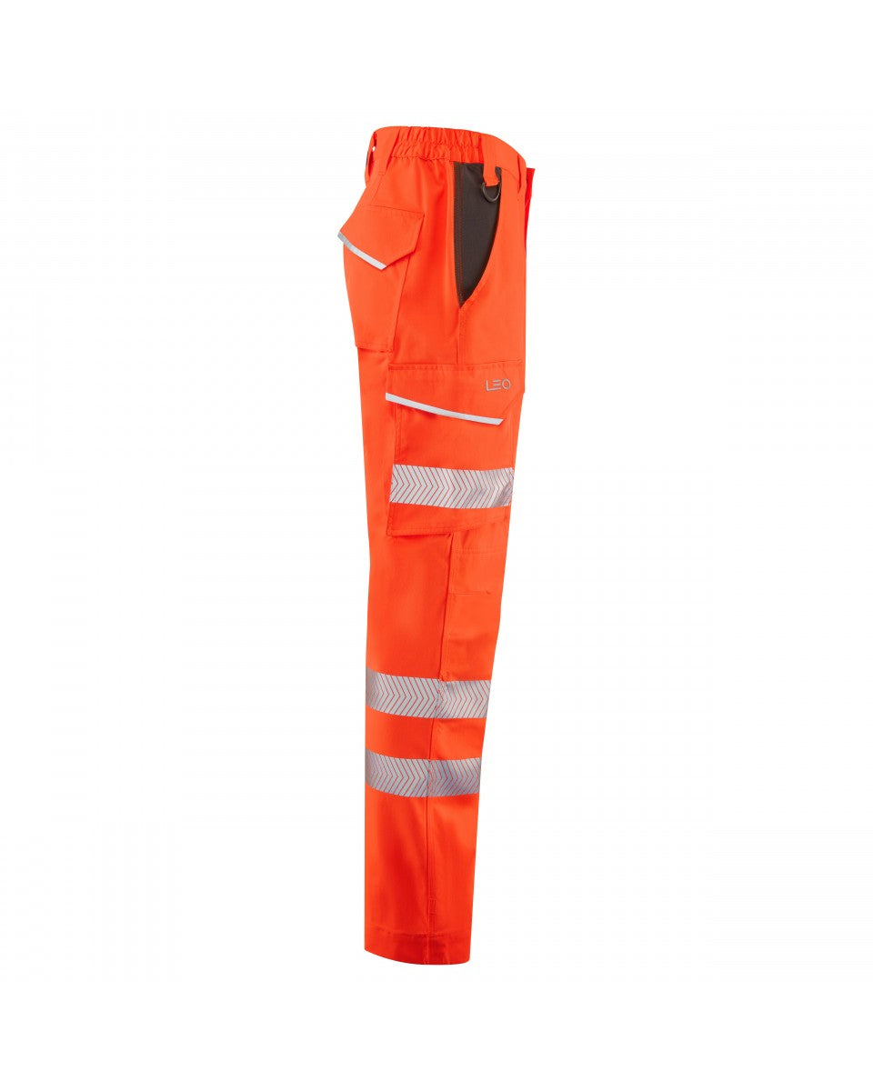Winsford EcoViz Stretch Cargo Trouser Orange Leo Workwear