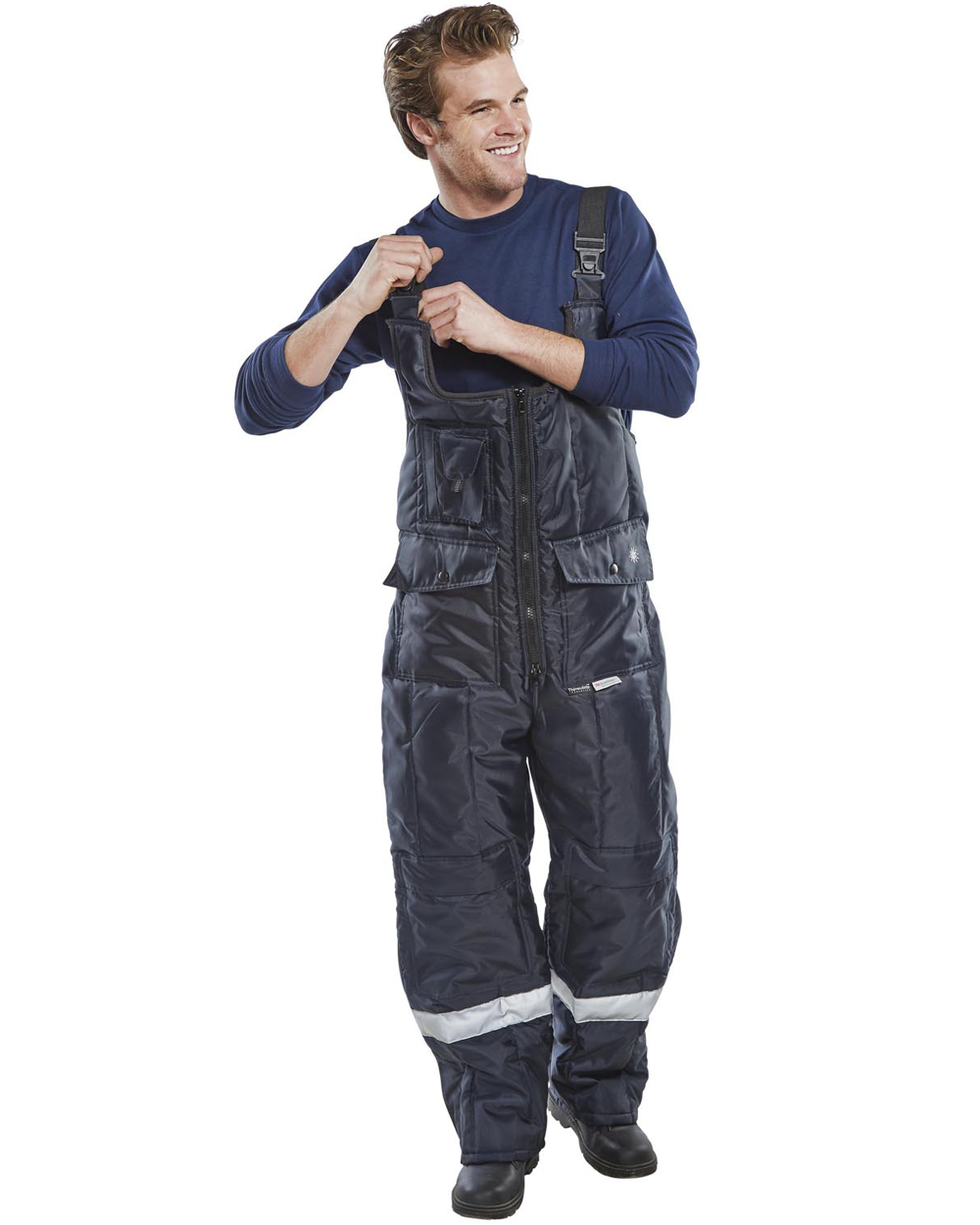 Cold Store Freezer Bib & Brace - Hi-Vis Trousers