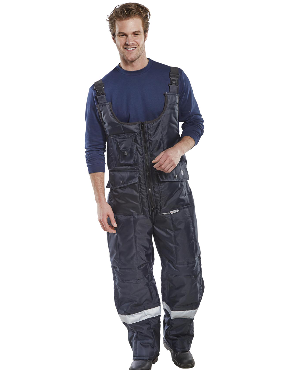 Cold Store Freezer Bib & Brace - Hi-Vis Trousers