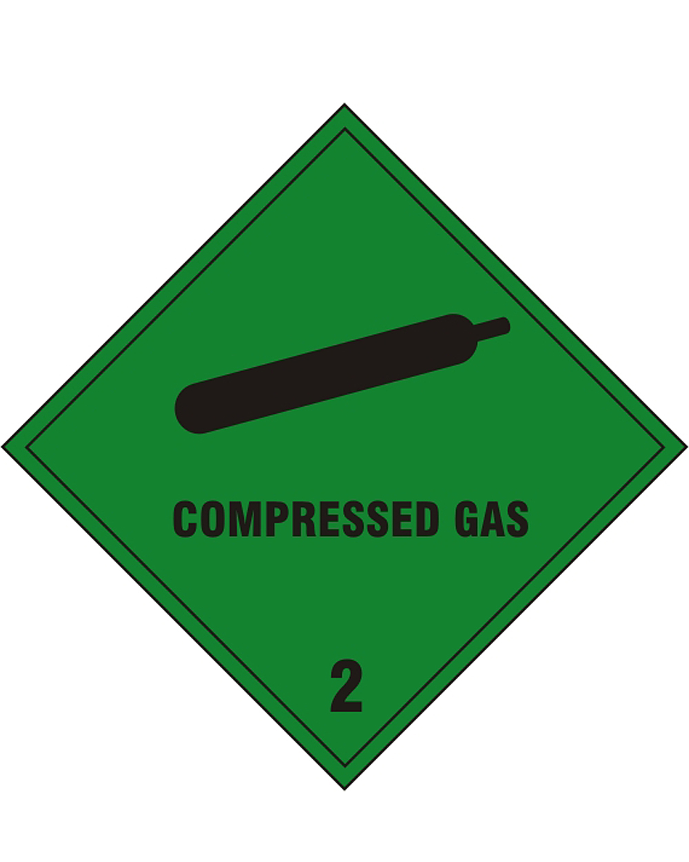 Compressed Gas Sign (Pack Of 5) Beeswift