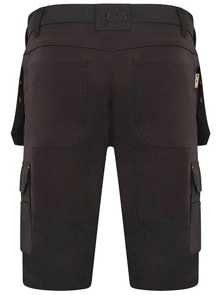 Trade Hybrid Stretch Panel Work Shorts JCB Workwear