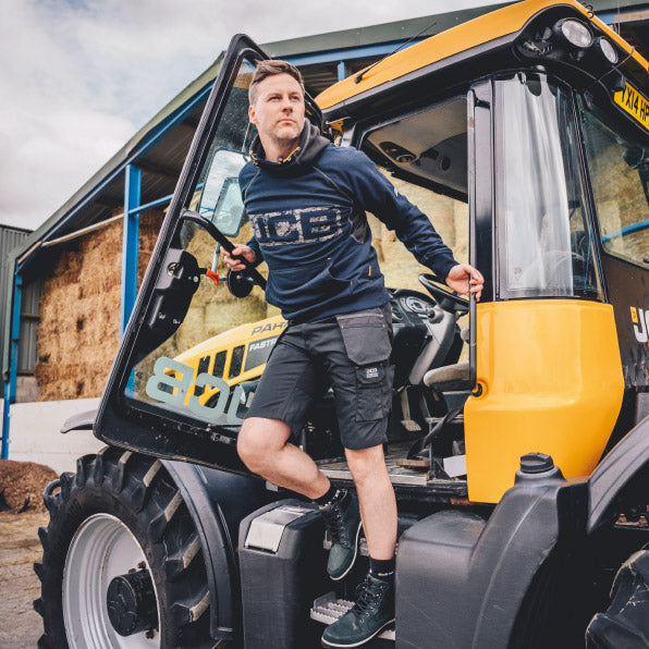 Trade Hybrid Stretch Panel Work Shorts JCB Workwear