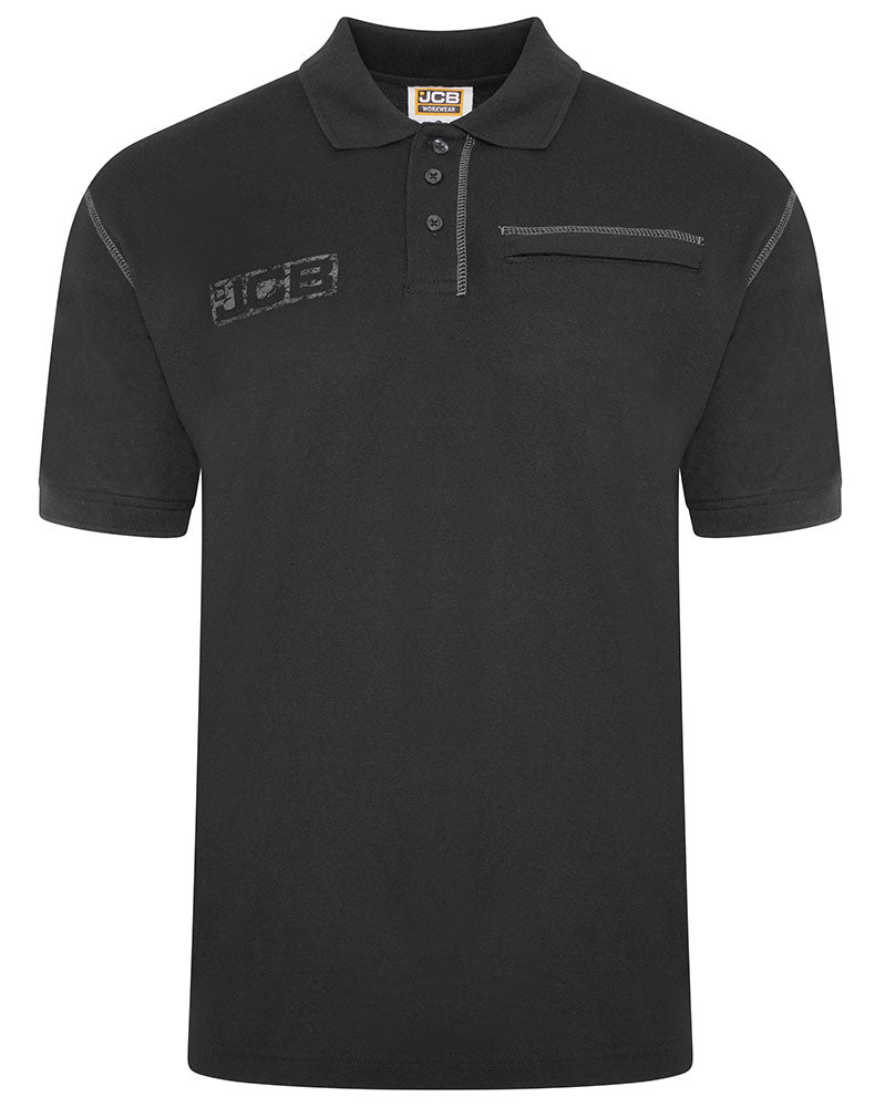 Trade Work Polo Shirt Short Sleeve JCB Workwear