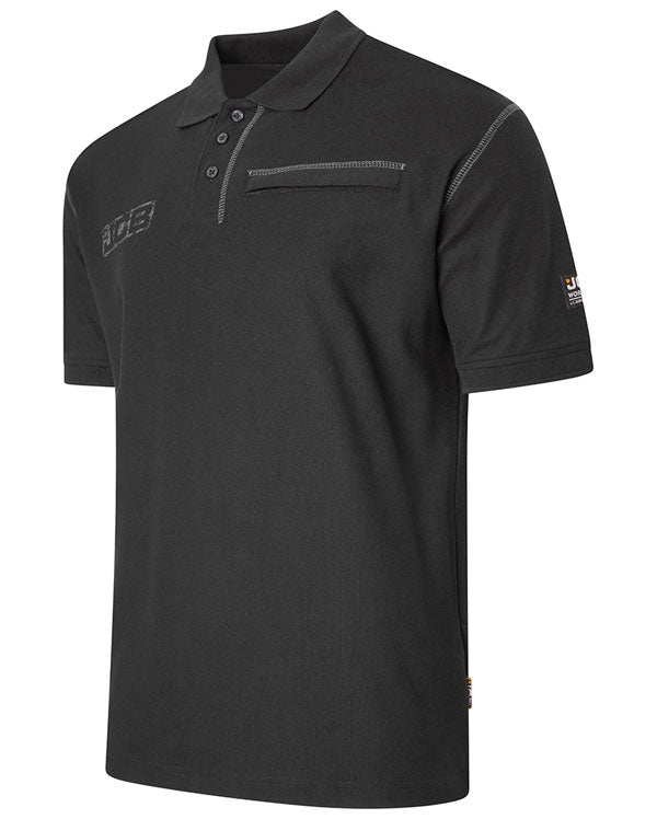 Trade Work Polo Shirt Short Sleeve JCB Workwear