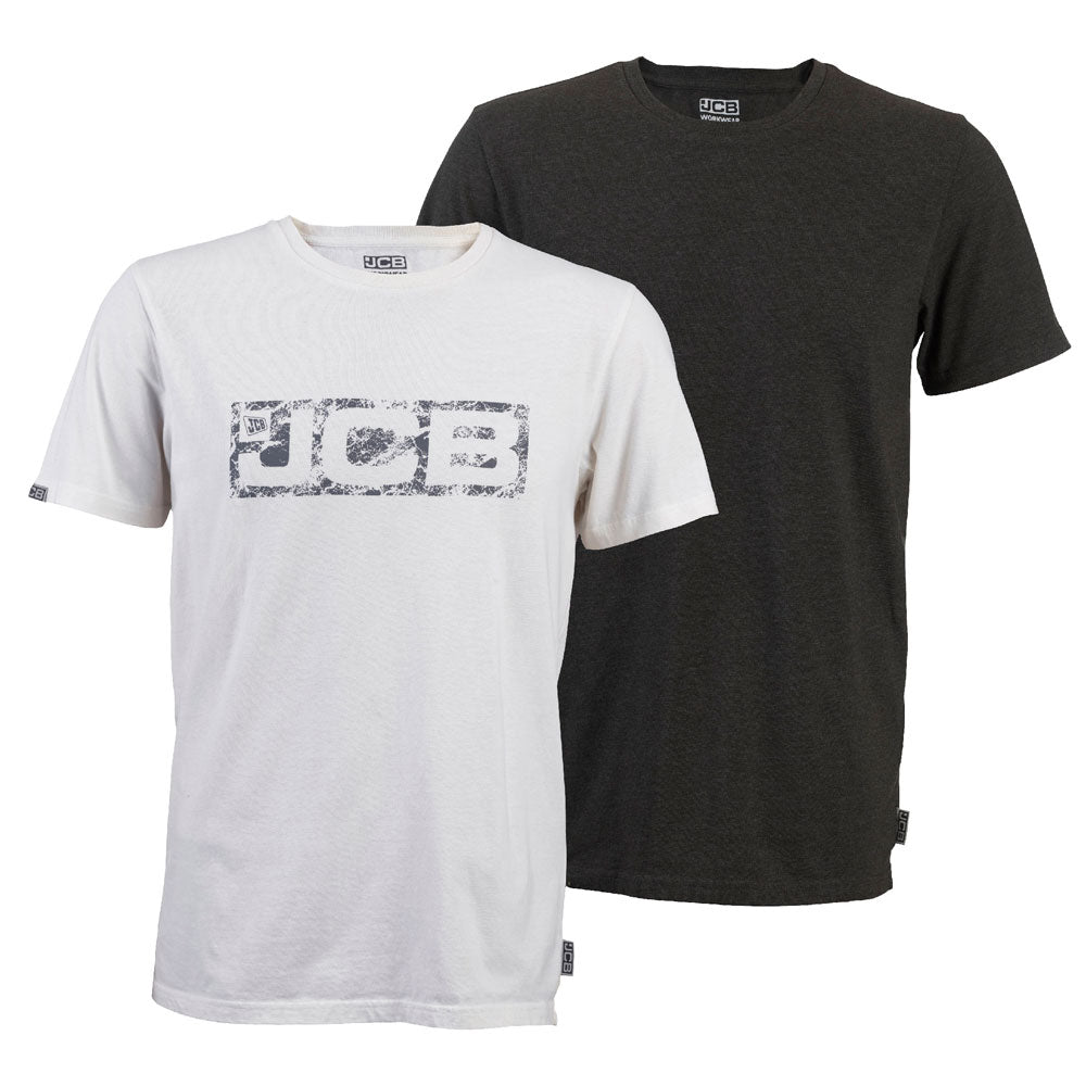 JCB Essential T-Shirt Twin Pack - Hi-Vis Trousers