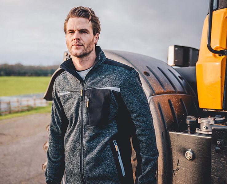 Trade Essington Full Zip Fleece Jacket JCB Workwear