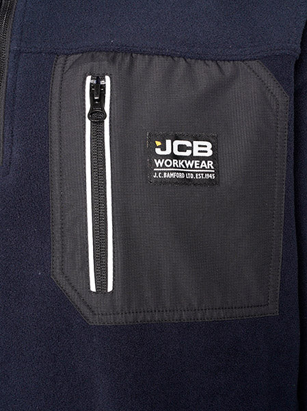 Heavyweight 1/4 Tech Fleece JCB Workwear
