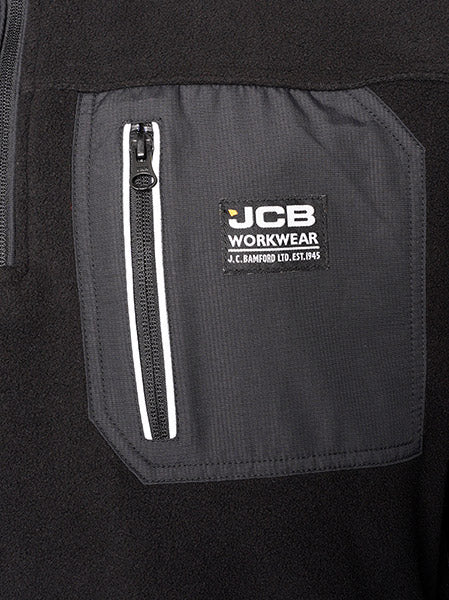 Heavyweight 1/4 Tech Fleece JCB Workwear
