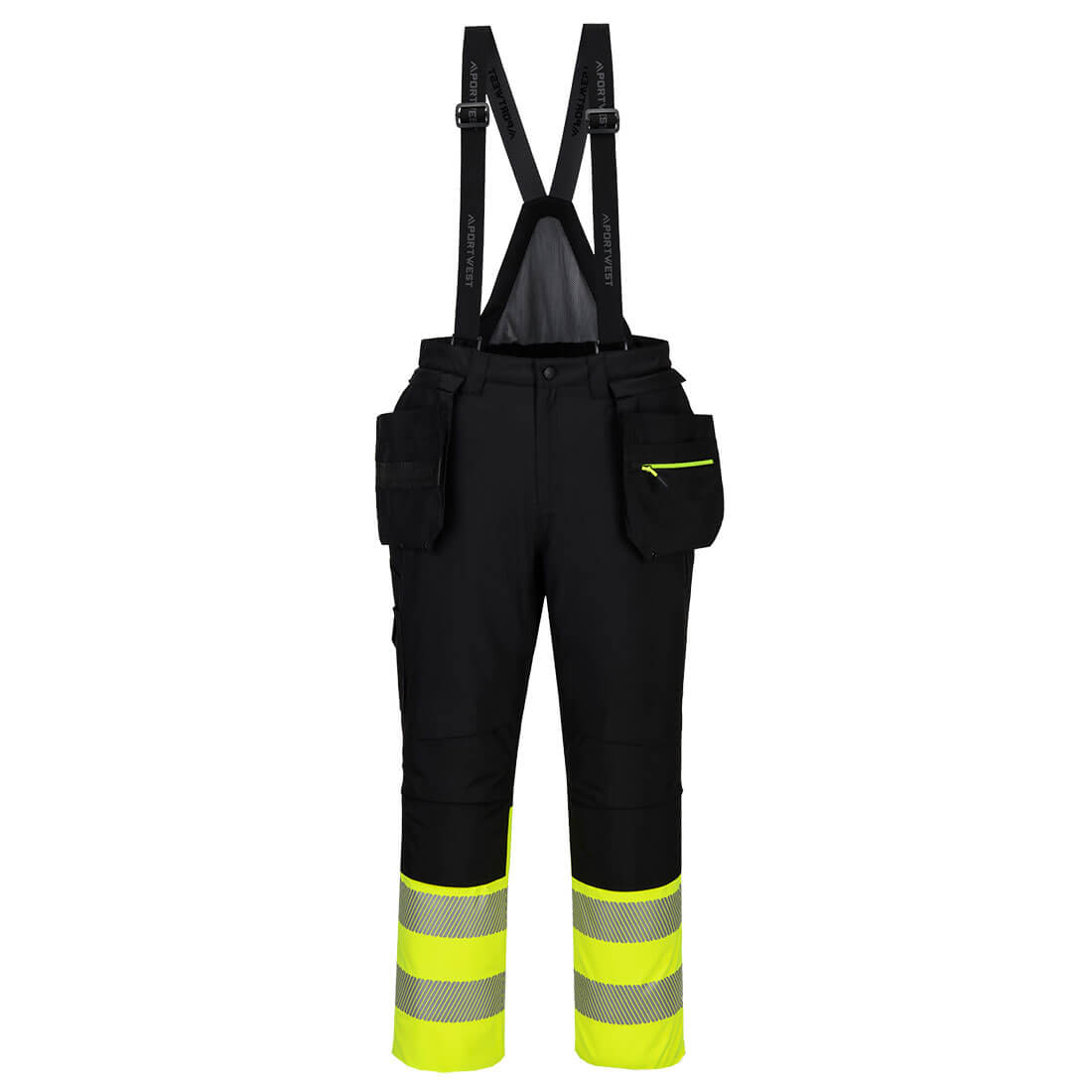DX4 Hi-Vis Class 1 Winter Bib and Brace Portwest