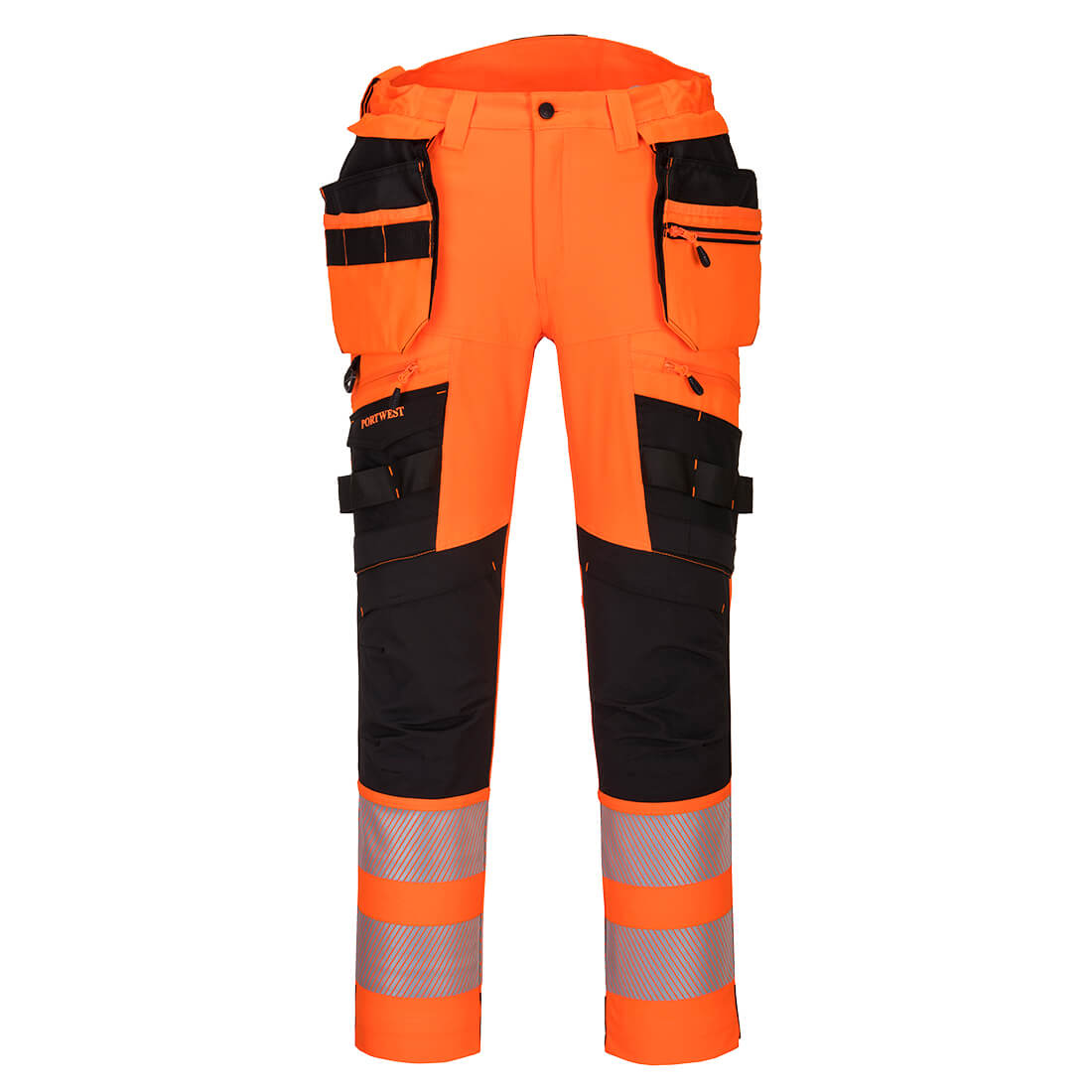 DX4 Hi-Vis Detachable Holster Pocket Trousers - Hi-Vis Trousers
