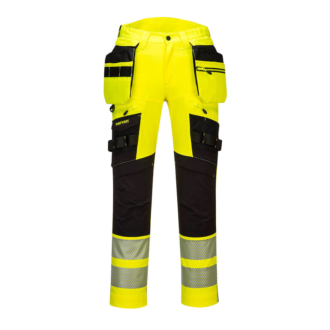DX4 Hi-Vis Detachable Holster Pocket Trousers - Hi-Vis Trousers
