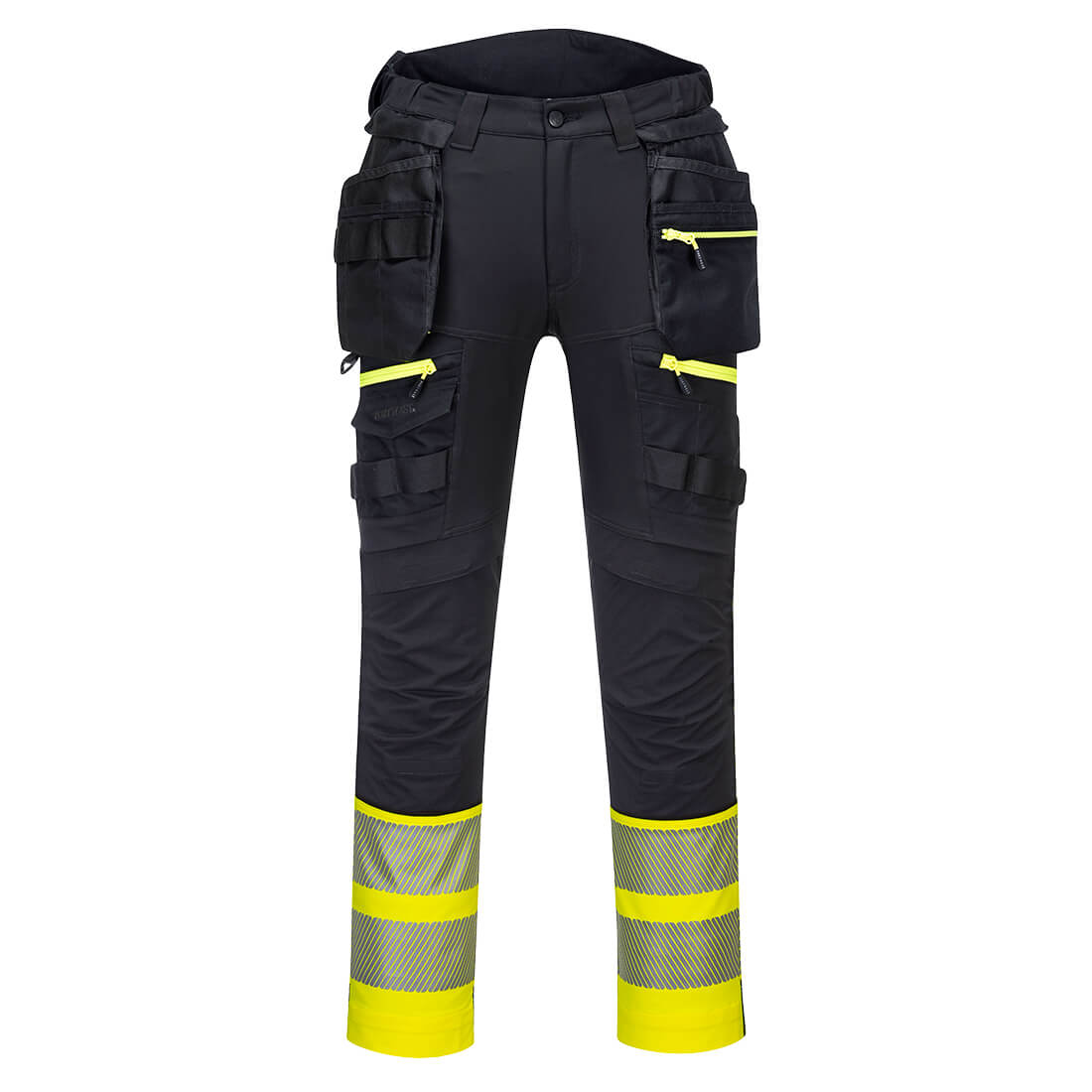 DX4 Hi-Vis Detachable Holster Pocket Class 1 Trousers - Hi-Vis Trousers