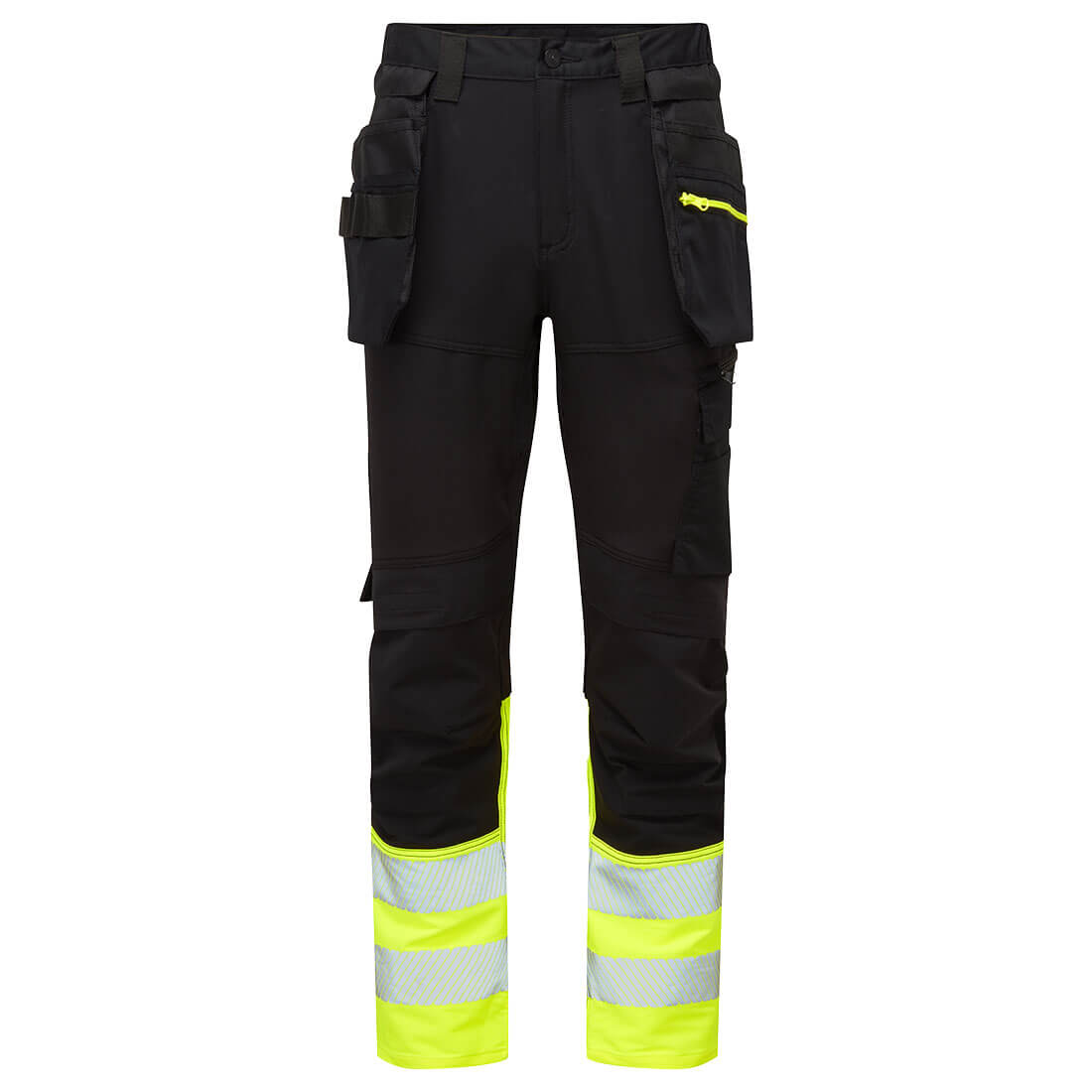 DX4 Hi-Vis Class 1 Detachable Holster Pocket Craft Trousers - Hi-Vis Trousers