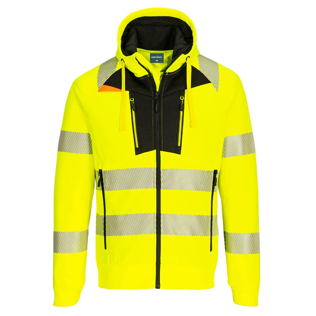 DX4 Hi-Vis Zip Hoodie Portwest