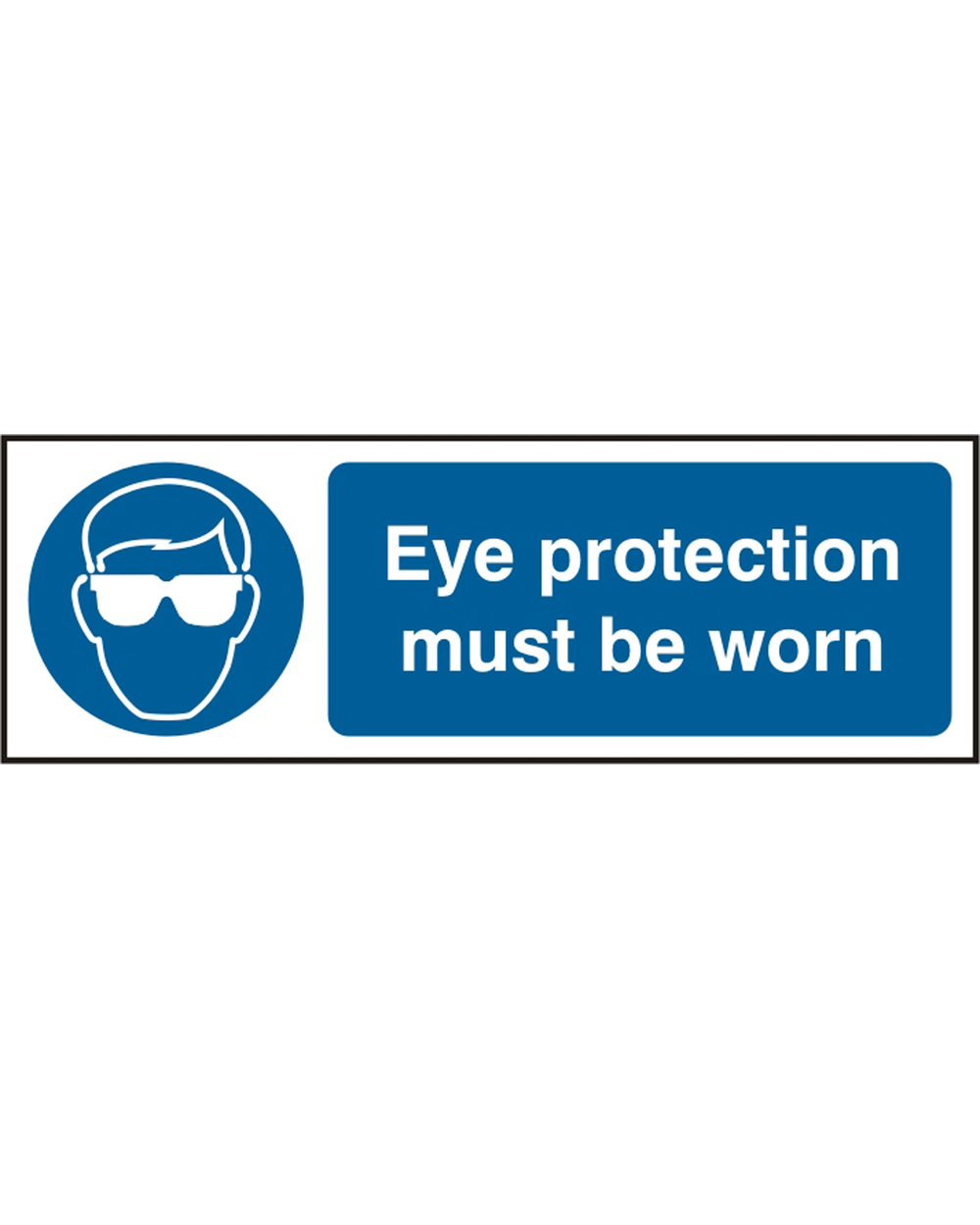 Eye Protection Rigid PVC Sign (Pack Of 5) Beeswift