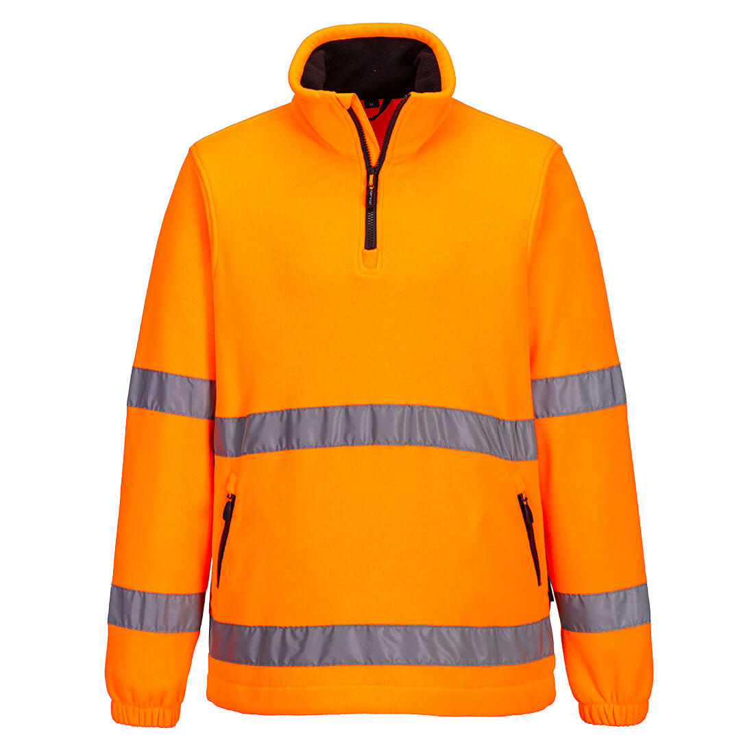 Hi-Vis 1/2 Zip Fleece Portwest
