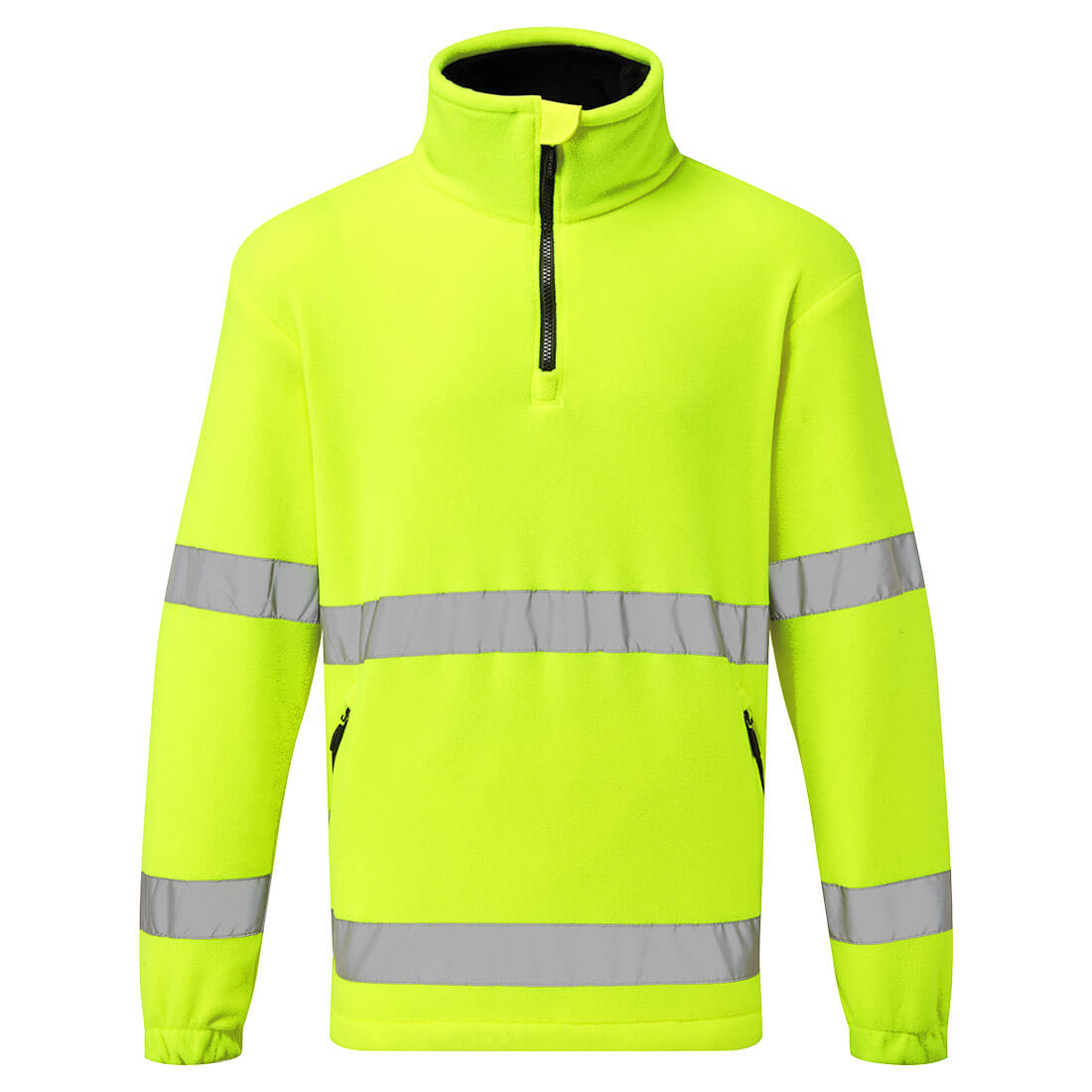 Hi-Vis 1/2 Zip Fleece Portwest