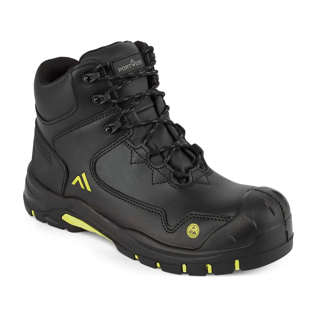 Composite Action Leather Mid Boot S3S ESD HRO SR SC FO - Hi-Vis Trousers
