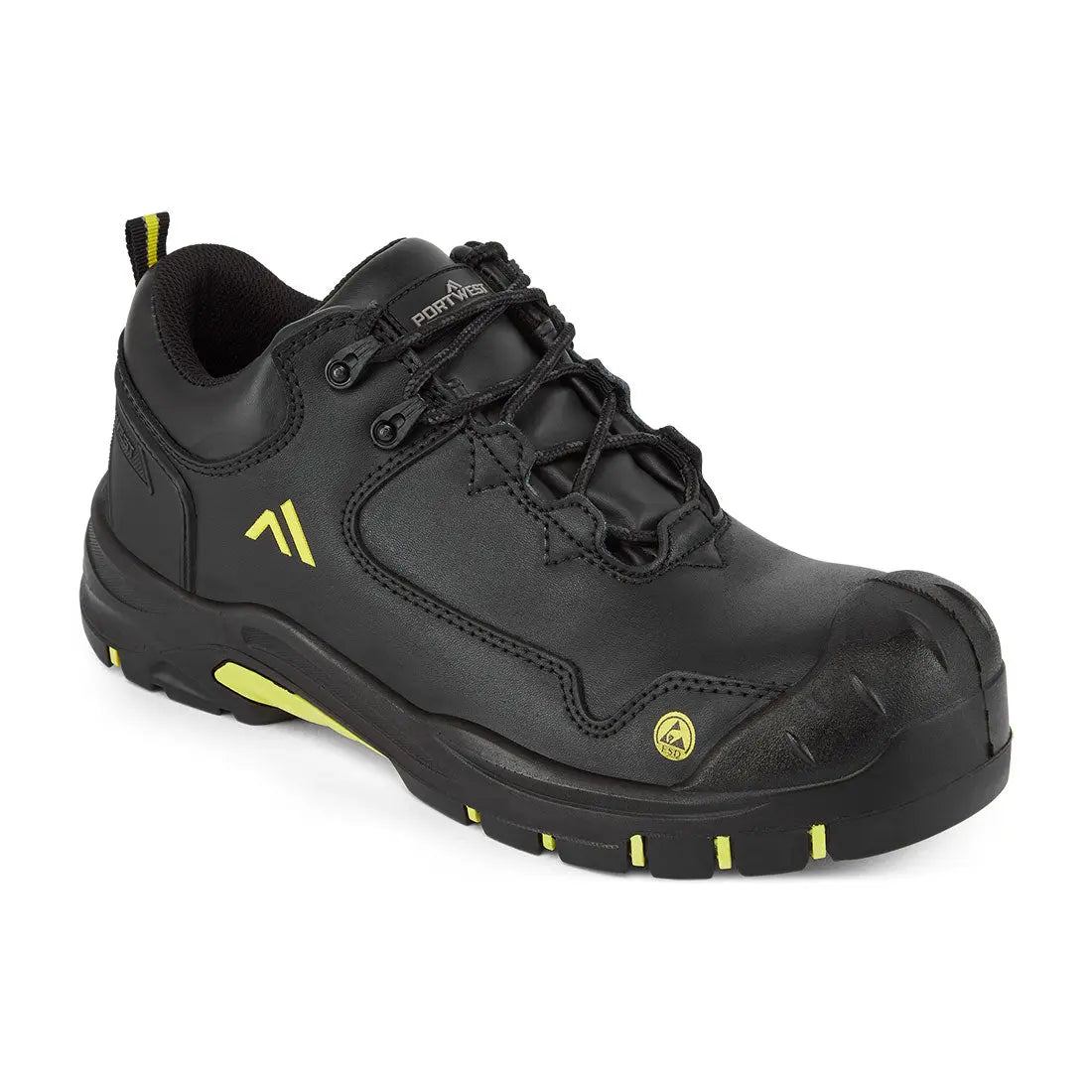 Composite Action Leather Low Shoe S3S ESD HRO SR SC FO - Hi-Vis Trousers