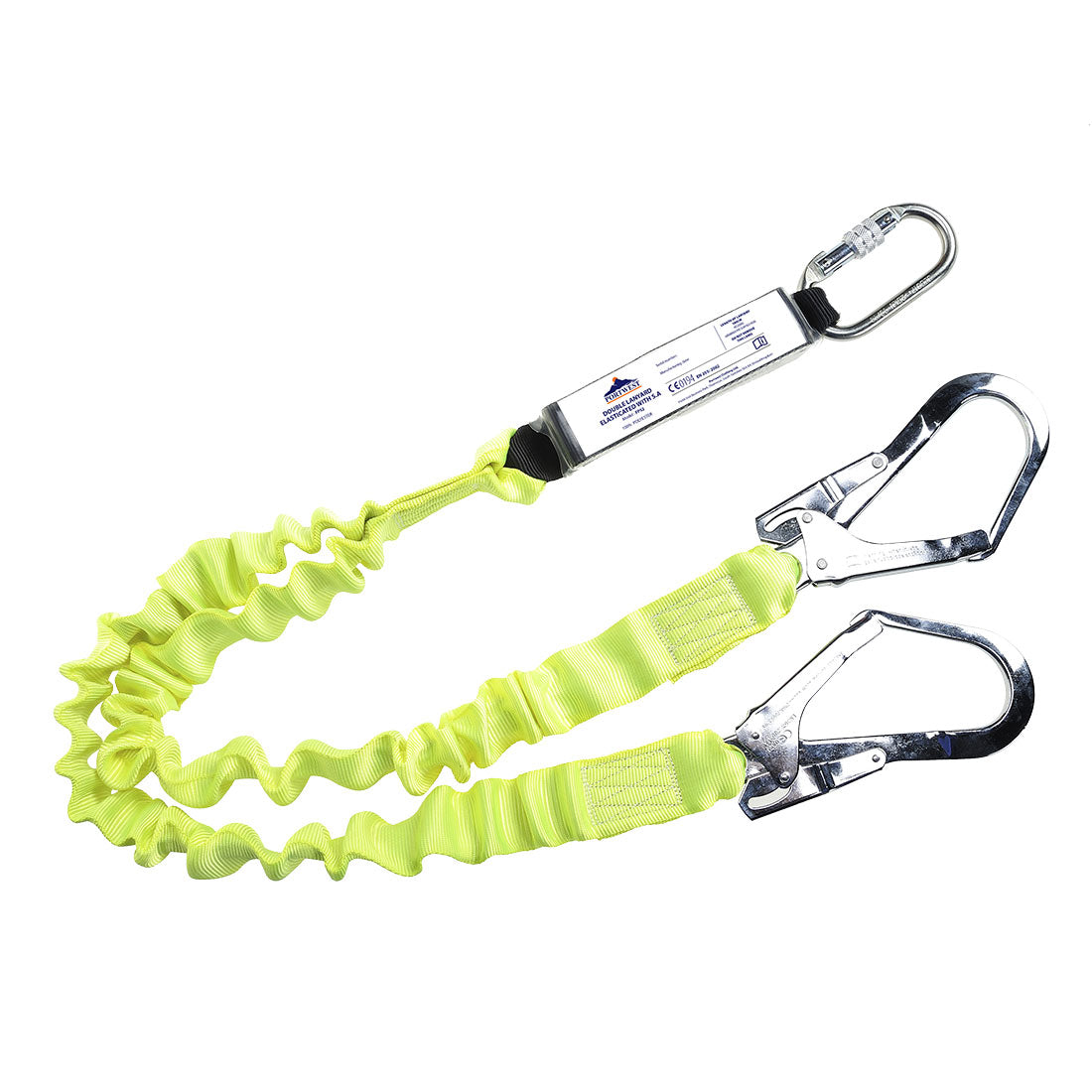 Double Elasticated 1.8m Lanyard With Shock Absorber Portwest