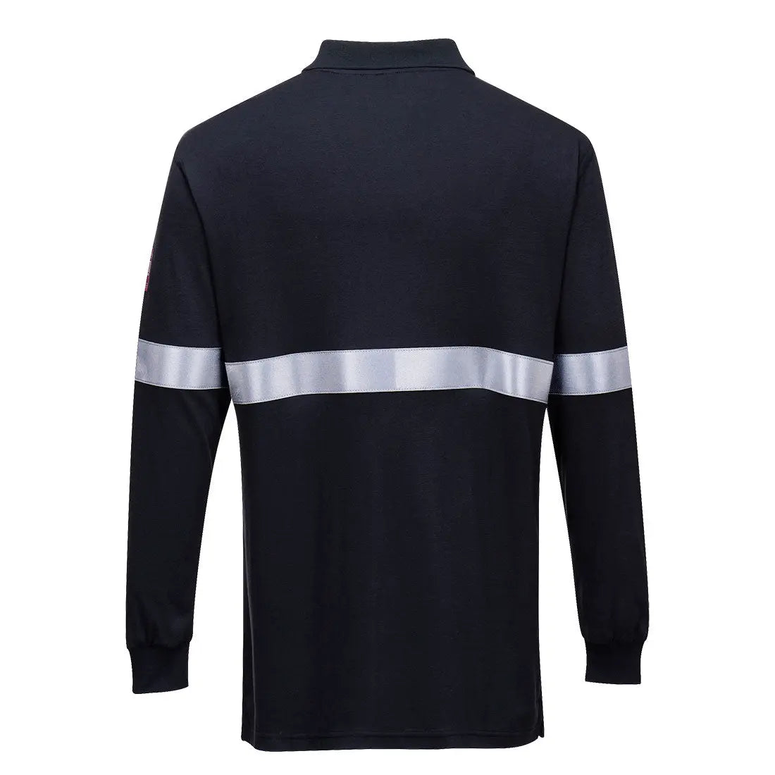 Modaflame Knit FR Long Sleeve Polo Shirt with Reflective Tape - Hi-Vis Trousers