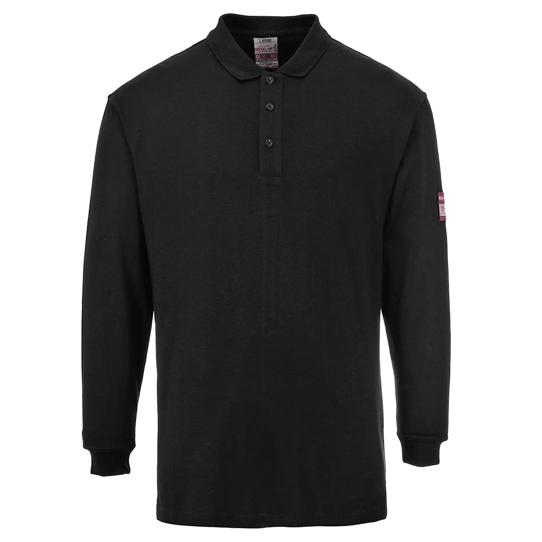 Modaflame Knit FR Long Sleeve Polo Shirt - Hi-Vis Trousers
