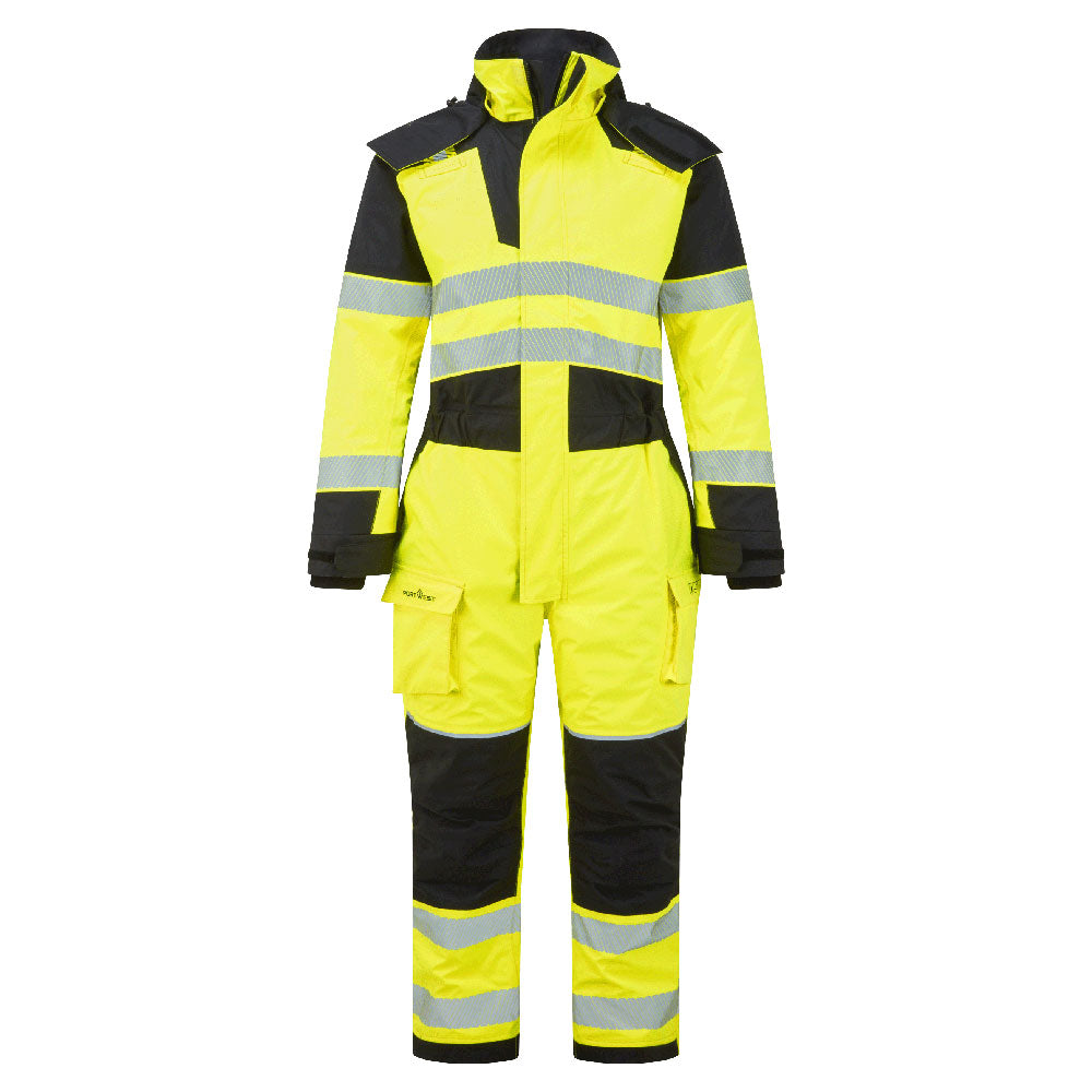 PW3 Modaflame Rain+ Hi-Vis Multi-Norm FR Winter Coverall Portwest