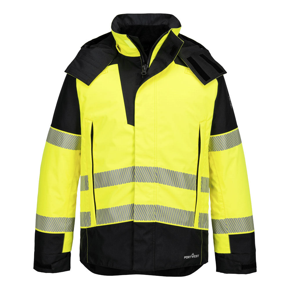 PW3 Modaflame Rain+ Hi-Vis Multi-Norm FR Winter Jacket Portwest