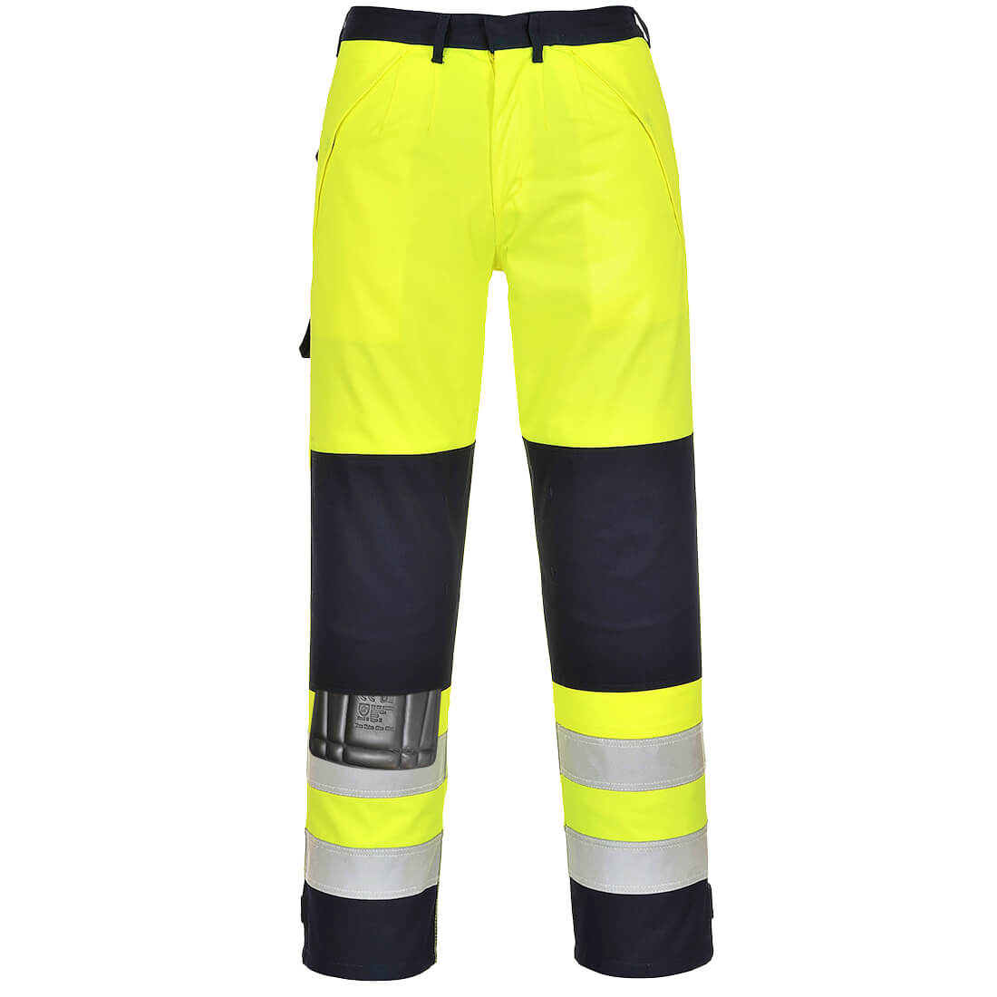 Bizflame Work Hi-Vis Multi-Norm Contrast FR Trousers - Hi-Vis Trousers