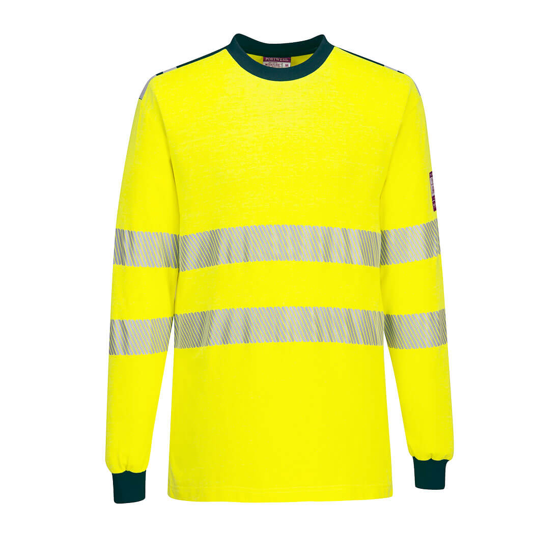 PW3 Modaflame Knit Hi-Vis FR Long Sleeve T-Shirt Portwest