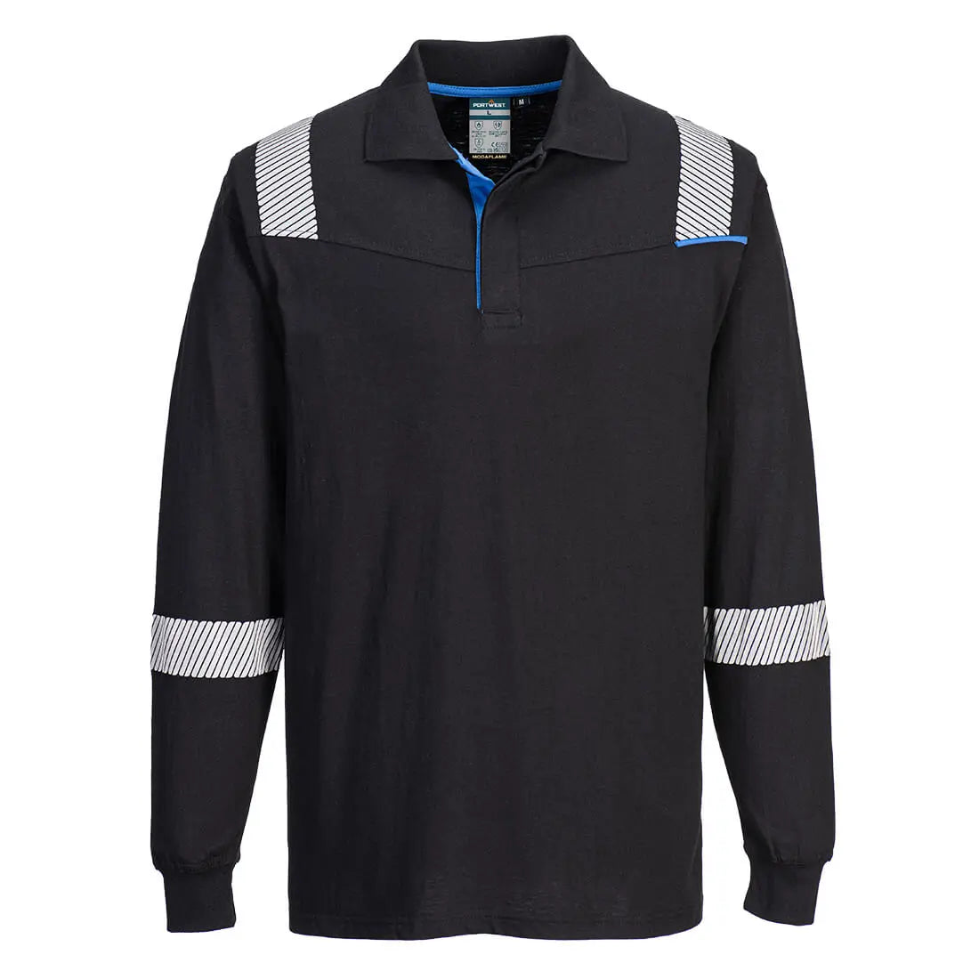 WX3 Modaflame Knit FR Long Sleeve Polo Shirt - Hi-Vis Trousers
