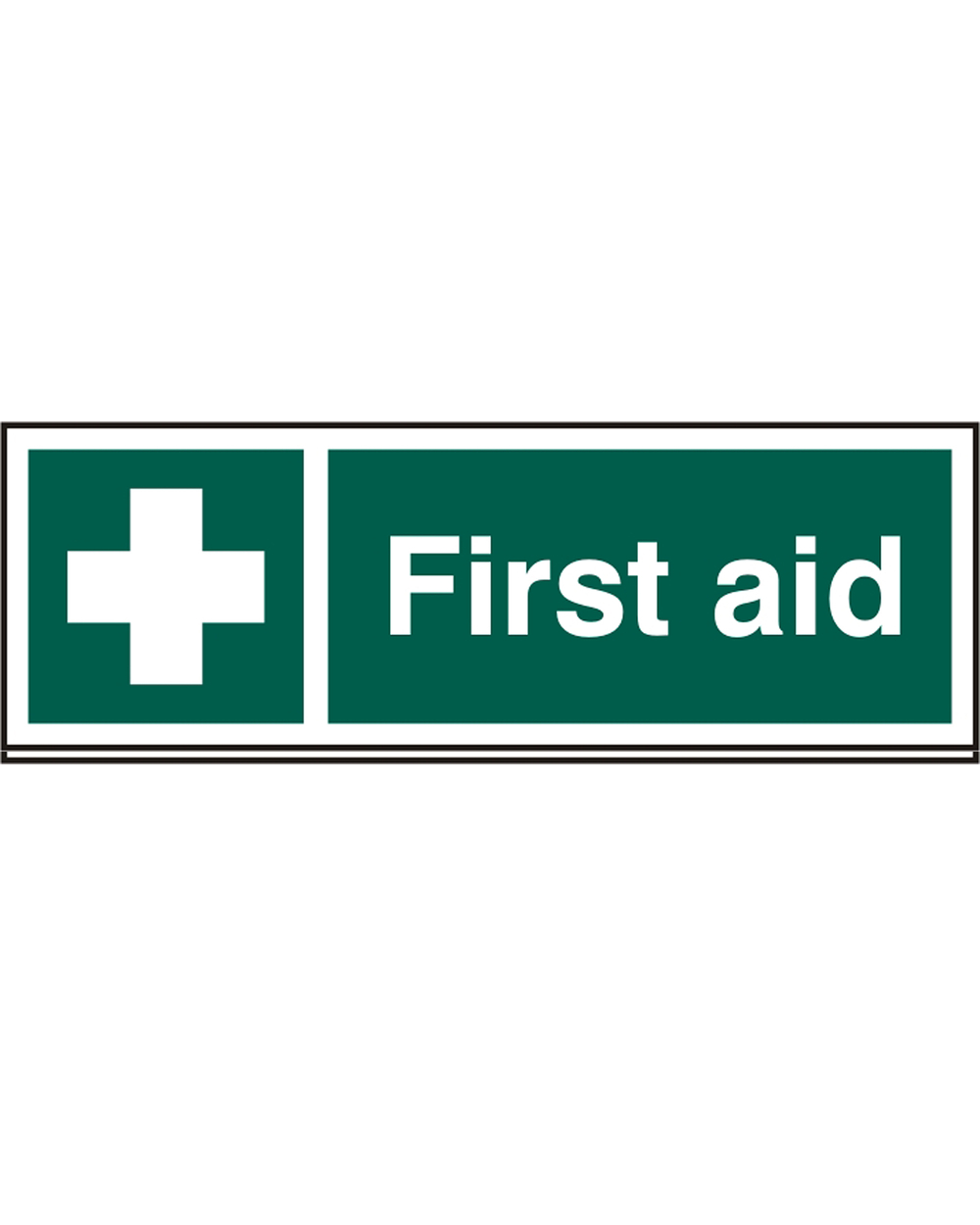 First Aid PCV Sign (Pack Of 5)