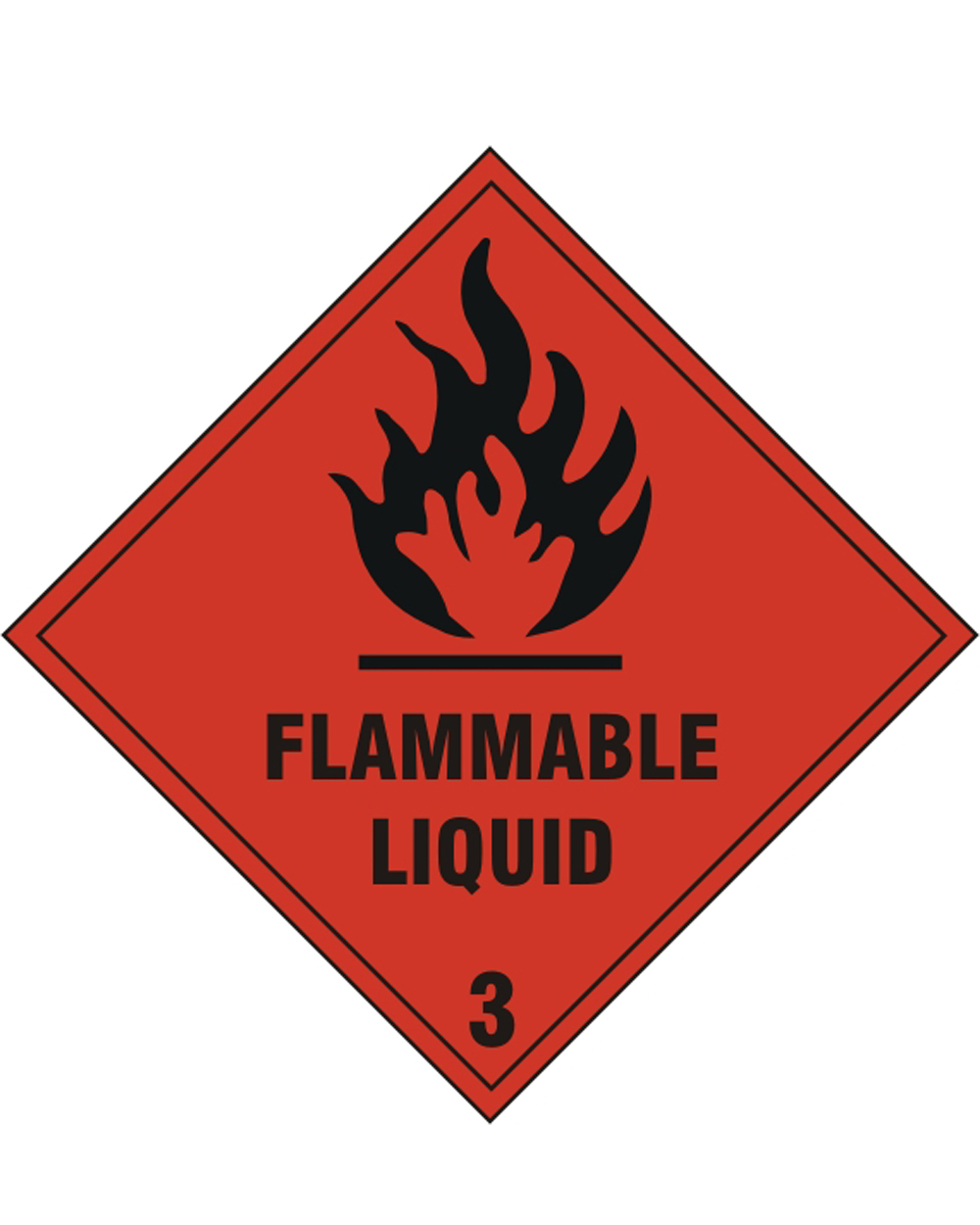 Flam Liquid 3 Sign (Pack Of 5) Beeswift