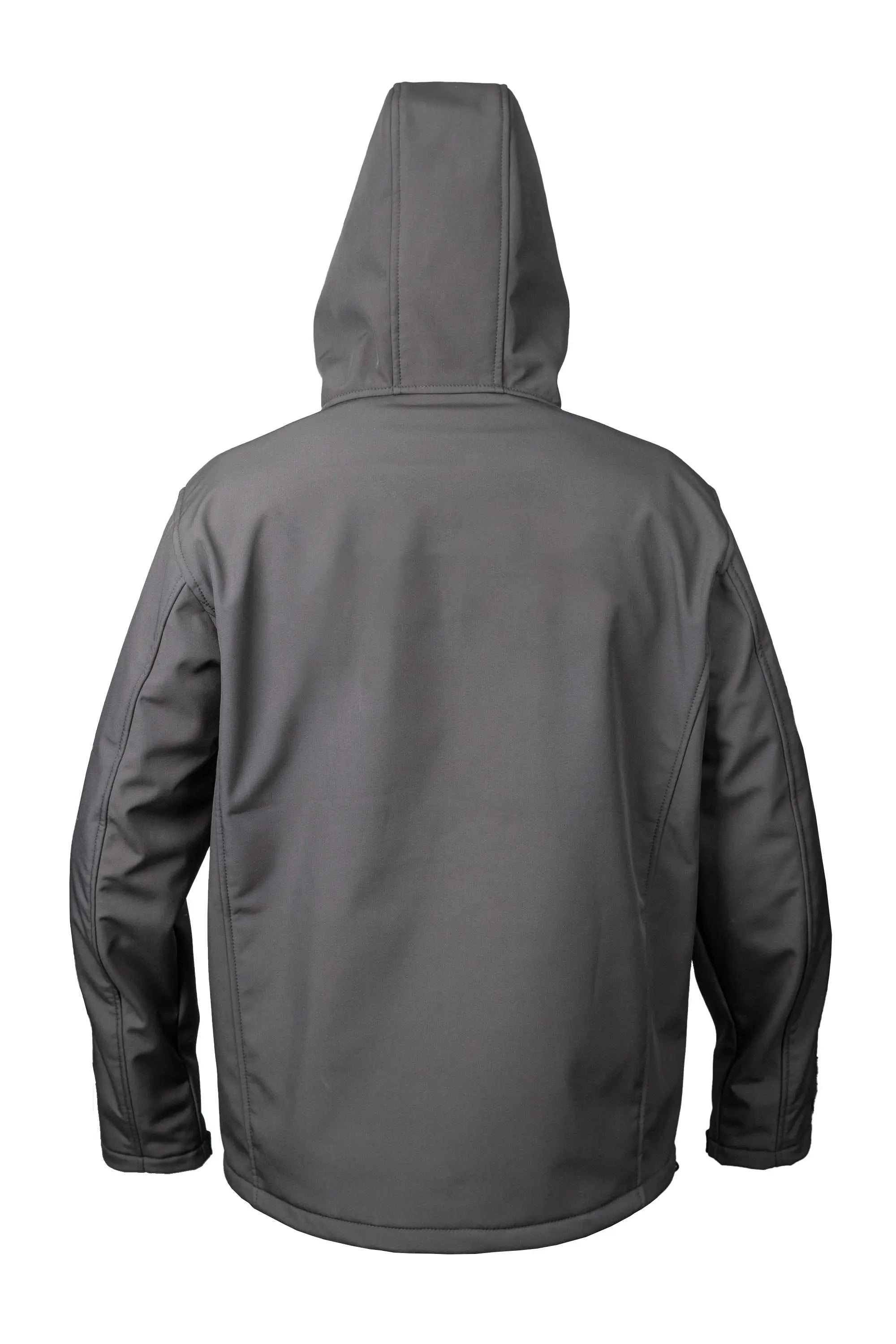 Hybrid Softshell Jacket with Hood (Grey / Black) - Hi-Vis Trousers