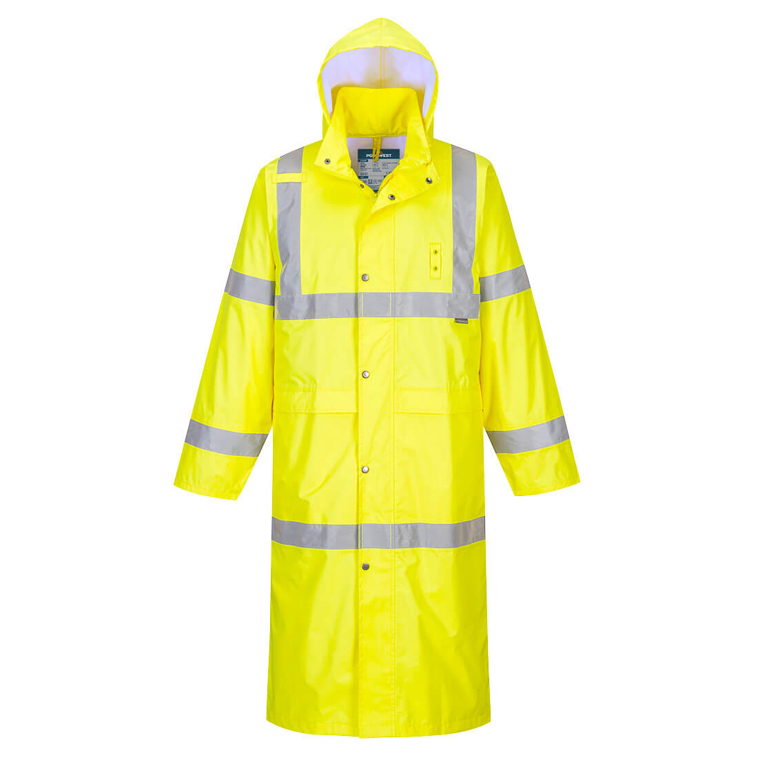 Hi-Vis Rain Coat 122cm Portwest