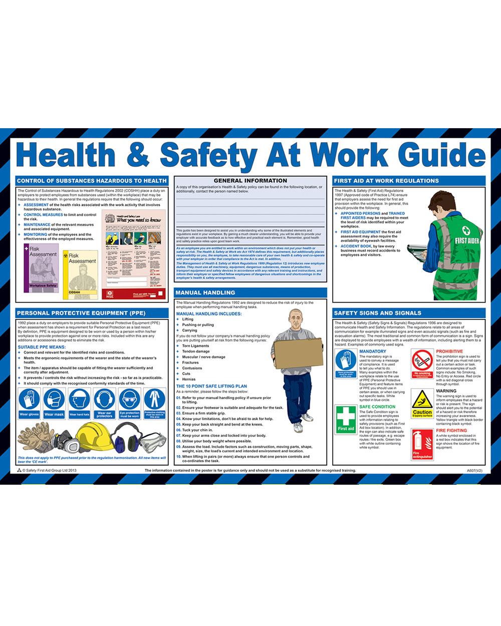 Health And Safety At Work Poster - Hi-Vis Trousers