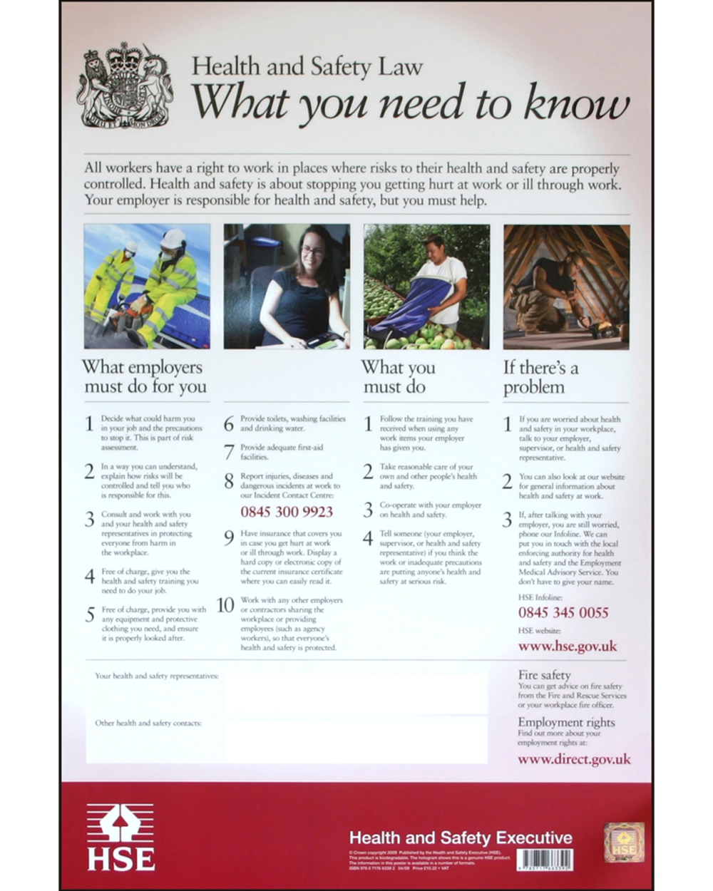 Health & Safety Law Poster Click Medical