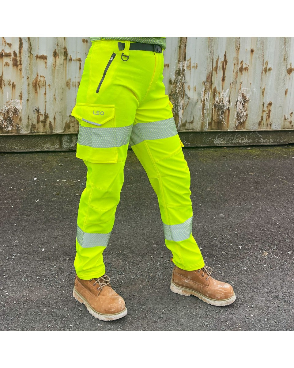 EcoViz Ladies Stretch Softshell Work Trouser Leo Workwear