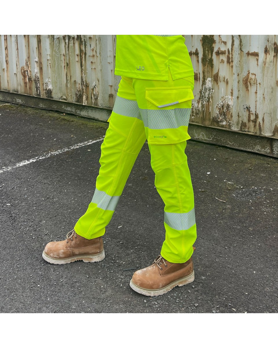 EcoViz Ladies Stretch Softshell Work Trouser Leo Workwear