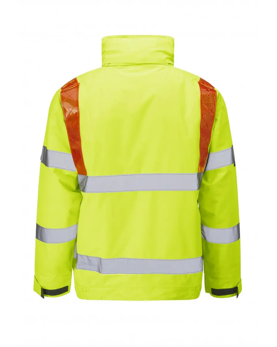 Portmore Baffle Lined Bomber Jacket With Red Braces Leo Workwear